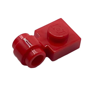 Plate, Modified 1x1 with Light Attachment - Thick Ring, Part# 4081b Part LEGO® Red