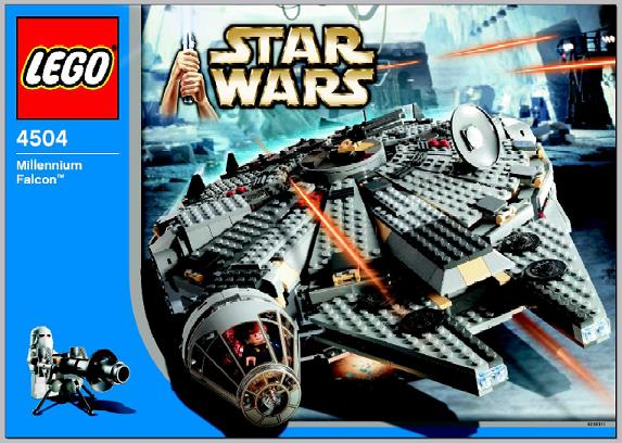 4504-Millennium Falcon (Redesign), Blue box - INSTRUCTIONS ONLY ...