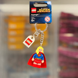 LEGO® Supergirl Minifigure Keychain, 853455 Gear LEGO®