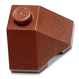 Wedge 2 x 2 (Slope 45 Corner), Part# 13548 Part LEGO® Reddish Brown