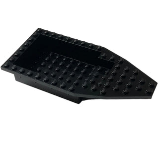Boat, Hull Unitary 16x8, Top, Part# 28535 Part LEGO® Black Very Good