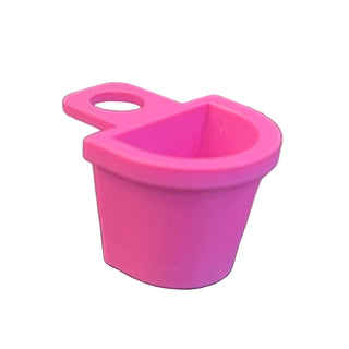 Minifigure Container D-Basket, Part# 4523 Part LEGO® Dark Pink