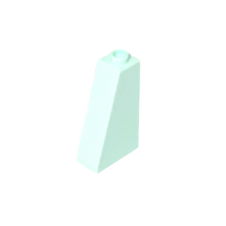 Slope 75 2 x 1 x 3 (Hollow Stud), Part# 4460b Part LEGO® Light Aqua  