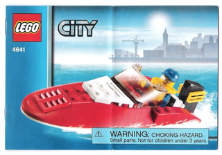 4641-Speed Boat - INSTRUCTIONS ONLY Instructions LEGO®