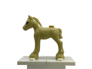 Horse, Friends, Foal with Tan and White Eyes and 3 Black Eyelashes Pattern, 11241pb02 Minifigure LEGO®