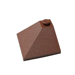 Slope 33 3 x 3 Double Convex Corner, Part# 3675 Part LEGO® Reddish Brown