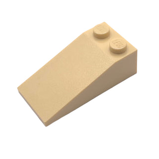 Slope 18 4x2, Part# 30363 Part LEGO® Tan