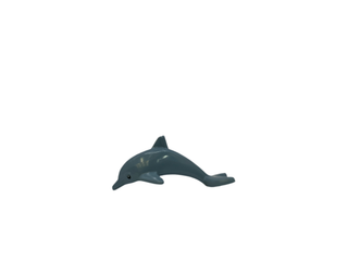 Dolphin, Town, Jumping with Bottom Axle Holder with Black Eyes and White Pupils Pattern, 33499pb01 Minifigure LEGO®   