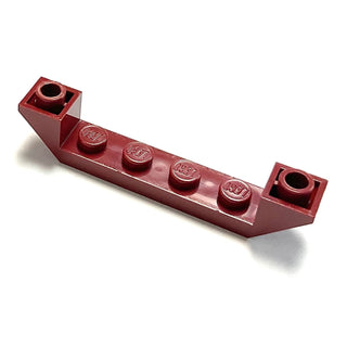 Slope, Inverted 45 6 x 1 Double with 1 x 4 Cutout, Part# 52501 Part LEGO® Dark Red