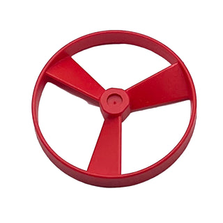 Bionicle Rhotuka Spinner (Propeller/Rotor) with Engraved Code on Side Pattern, Part# 50899pb01 Part LEGO® Red