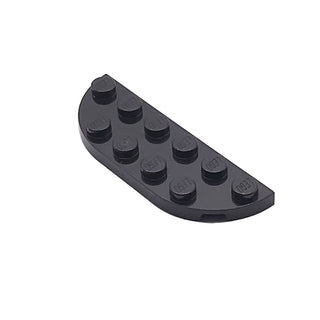 Plate, Round Corner 2x6 Double, Part# 18980 Part LEGO® Black
