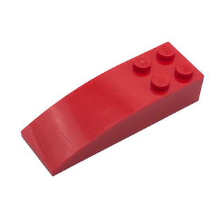 Slope, Curved 6 x 2, Part # 44126 Part LEGO® Red