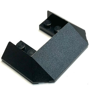 Wedge 6 x 4 Cutout (Train Roof) with 5 Large Bottom Tubes, Part# 13269 Part LEGO® Black