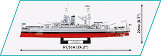 COBI Battleship USS Arizona (BB-39): Set #4843 Cobi Kit Cobi Toys