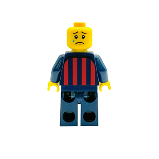 Soccer Fan - FC Barcelona w/ Dark Blue Legs, soc145 Minifigure LEGO®