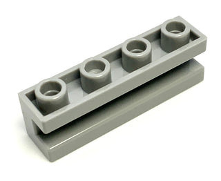 Brick, Modified 1x4 with Channel, Part# 2653 Part LEGO® Light Bluish Gray  