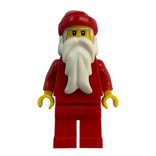 Santa, Red Legs, White Bushy Eyebrows, Crow's Feet, hol292 - LEGO® Holiday Minifigure