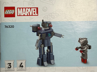 76320 - Iron Man & War Machine vs. Hammer Drones - INSTRUCTIONS ONLY Instructions LEGO® Slightly Used Book 2