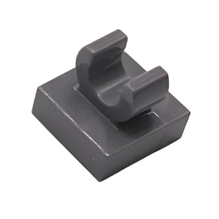 Tile, Modified 1x1 with Open O Clip, Part# 15712 Part LEGO® Dark Bluish Gray
