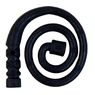 Minifigure Weapon Whip Coiled - 1 Hole, Indented Handle Part# 61975 Part LEGO® Black