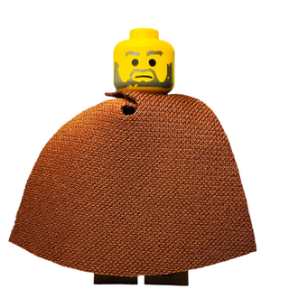 Jedi Bob - Dark Bluish Gray Tunic, Reddish Brown Hood and Cape, sw1379 Minifigure LEGO®