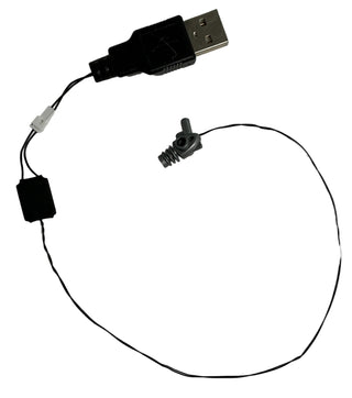 LED Light-Up Flashing Ray Gun, USB & DIY System, LW-13608 Custom Parts United Brick Co®