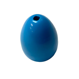 Food and Drink, Egg with Small Pin Hole, Part# 24946 Part LEGO® Dark Azure