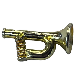 Minifigure, Utensil Musical Instrument, Bugle / Trumpet, Part# 71342 Part LEGO®