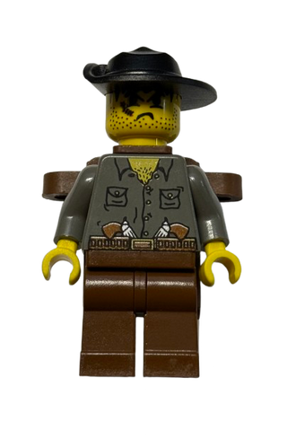Rudo Villano / Max Villano - Brown Backpack, adv042 - LEGO® Adventurers Minifigure