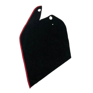 Cloth Cape with 3 Holes, Angled for Large Buildable Figures with Sewn Dark Red Border Pattern, Part# 24954 Part LEGO® Black Sealed Bag