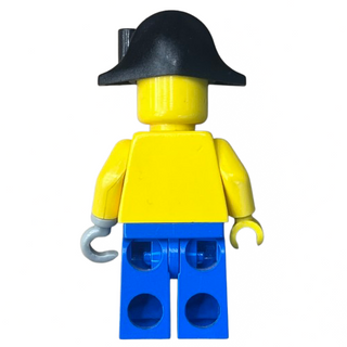 Pirate Shirt with Knife, Blue Legs, Black Pirate Hat with Skull, pi075 - LEGO® Pirates Minifigure Minifigure LEGO®
