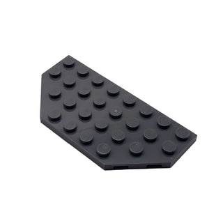 Wedge, Plate 4 x 8 Cut Corners, Part# 68297 Part LEGO® Dark Bluish Gray