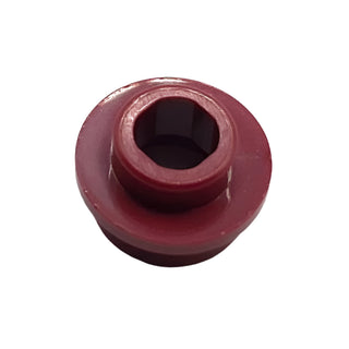 Plate, Round 1x1 with Open Stud, Part# 85861 Part LEGO® Dark Red