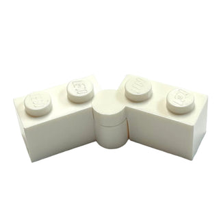 Hinge Brick 1 x 4 Swivel (3830 / 3831), Part# 3830c01 Part LEGO® White
