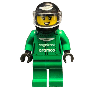 Aston Martin AMR23 Driver, sc116 Minifigure LEGO® Like New with Helmet