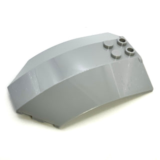 Windscreen 8 x 6 x 2 Curved Sloped Sides, Part# x224 Part LEGO® Light Bluish Gray