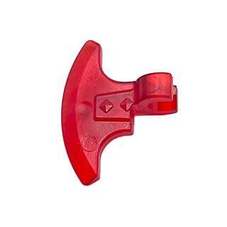 Minifigure, Weapon Axe Head with Clip, Part# 53454 Part LEGO® Trans-Red