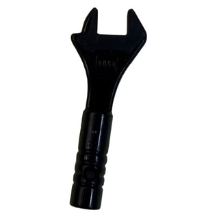 Minifigure Utensil Tool Adjustable Wrench, Part#11402f Part LEGO® Black