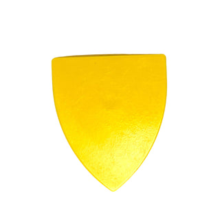 Minifigure, Shield Triangular Short, Part# 3846 Part LEGO® Yellow Very Good