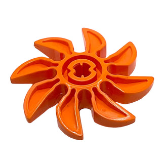 Propeller 8 Blade 5 Diameter, Part# 41530 Part LEGO® Orange