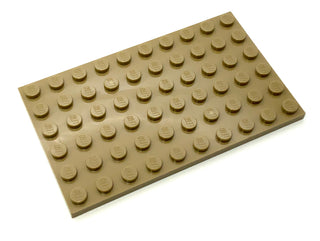 Plate 6x10, Part# 3033 Part LEGO® Dark Tan  