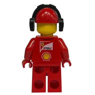 Scuderia Ferrari Team Crew Member - Orange Safety Glasses, sc014 - LEGO® Speed Champions (Copy) Minifigure LEGO®
