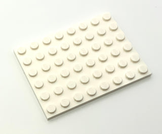 Plate 6x8, Part# 3036 Part LEGO® White  