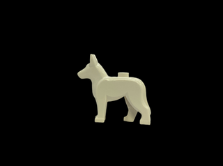 White- Alsatian / German Shepherd Minifigure LEGO®