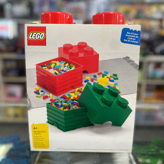 LEGO® Storage Brick 4 Knobs - 2 Pack Building Kit LEGO®