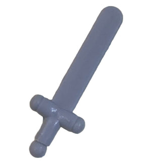 Minifigure, Weapon Sword Shortsword - Polished Rigid ABS, 3847a Part LEGO® Light Gray Very Good