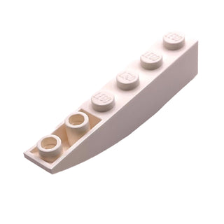 Slope, Curved 6 x 1 Inverted, Part# 42023 Part LEGO® White