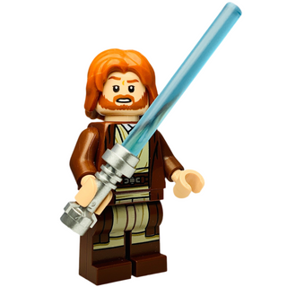 Obi-Wan Kenobi, sw1220 Minifigure LEGO® With Hair Like New - With Lightsaber