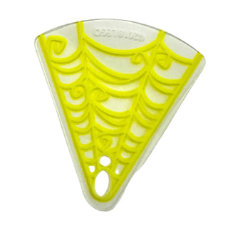 Trans-Neon Green Spider Web Pattern, Part# 41195pls01b Part LEGO® Very Good