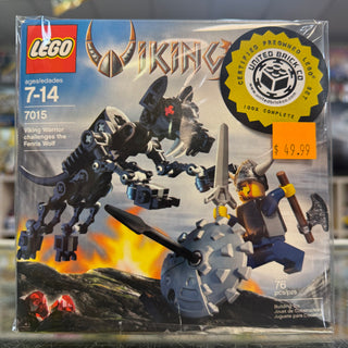 Viking Warrior challenges the Fenris Wolf - 7015 Building Kit LEGO®